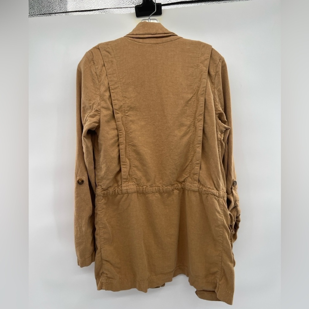 Free People Charley blazer brown jacket button front long sleeve size M - Picture 12 of 12
